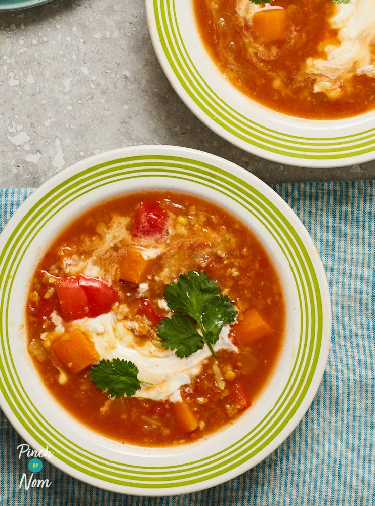 Mulligatawny Soup - Pinch of Nom Slimming Recipes