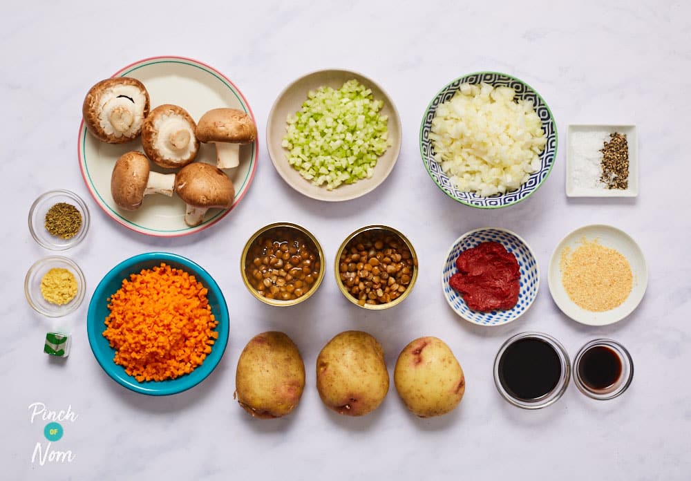 Vegan Lentil Hotpot - Pinch of Nom Slimming Recipes