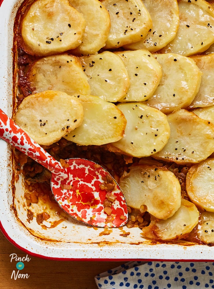 Vegan Lentil Hotpot - Pinch of Nom Slimming Recipes