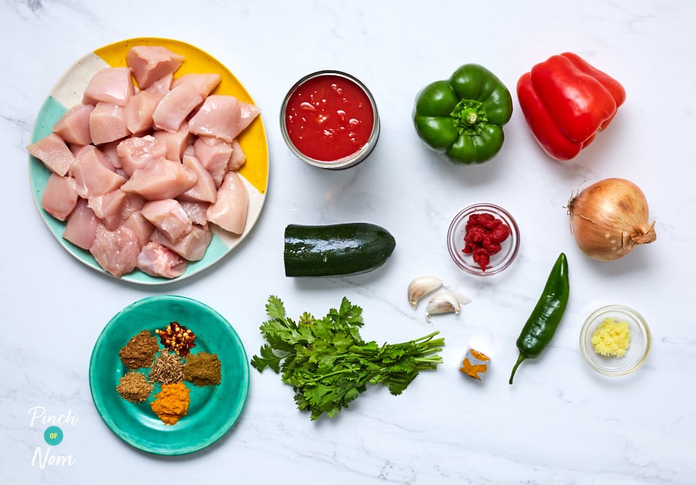 Chicken Jalfrezi - Pinch of Nom Slimming Recipes