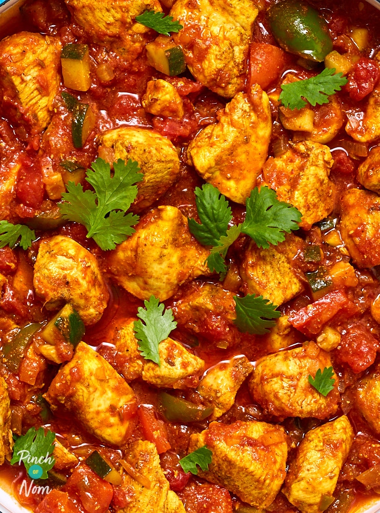 Chicken Jalfrezi - Pinch of Nom Slimming Recipes