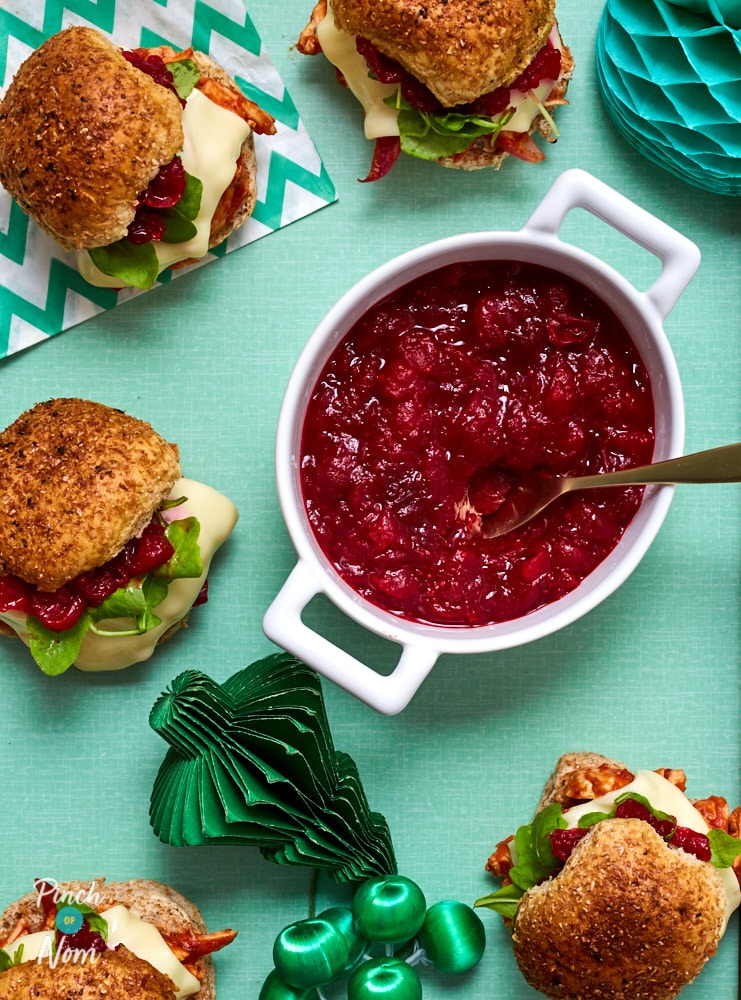 Cranberry and Pomegranate Sauce - Pinch of Nom Slimming Recipes