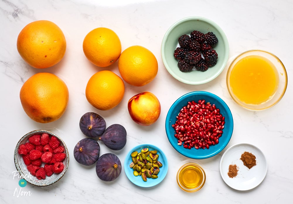Festive Fruit Salad - Pinch of Nom Slimming Recipes
