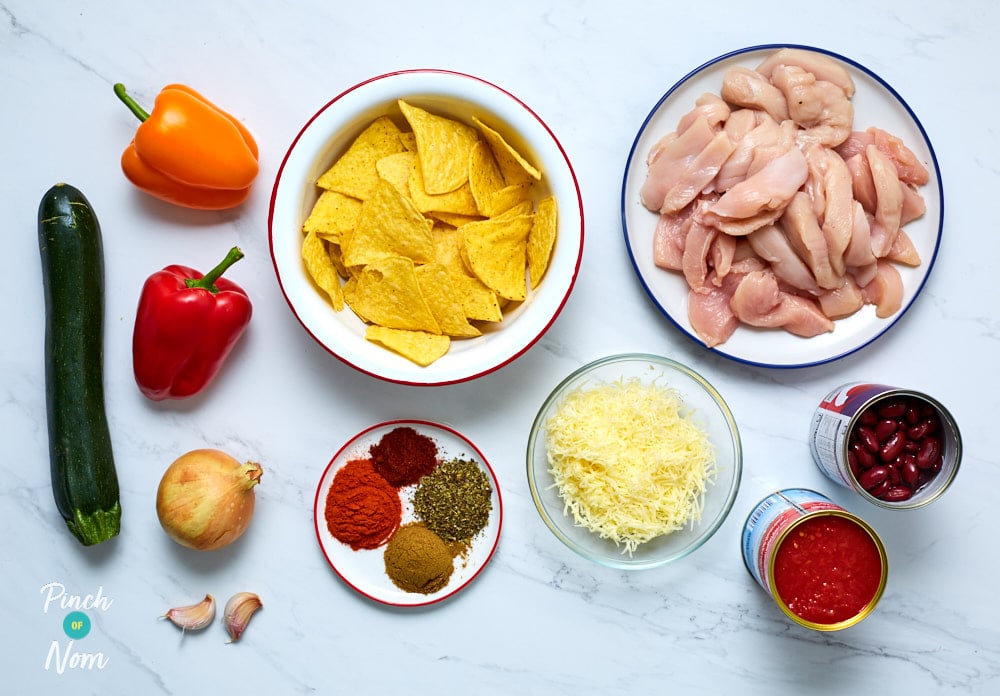 Mexican Chicken Bake - Pinch of Nom Slimming Recipes
