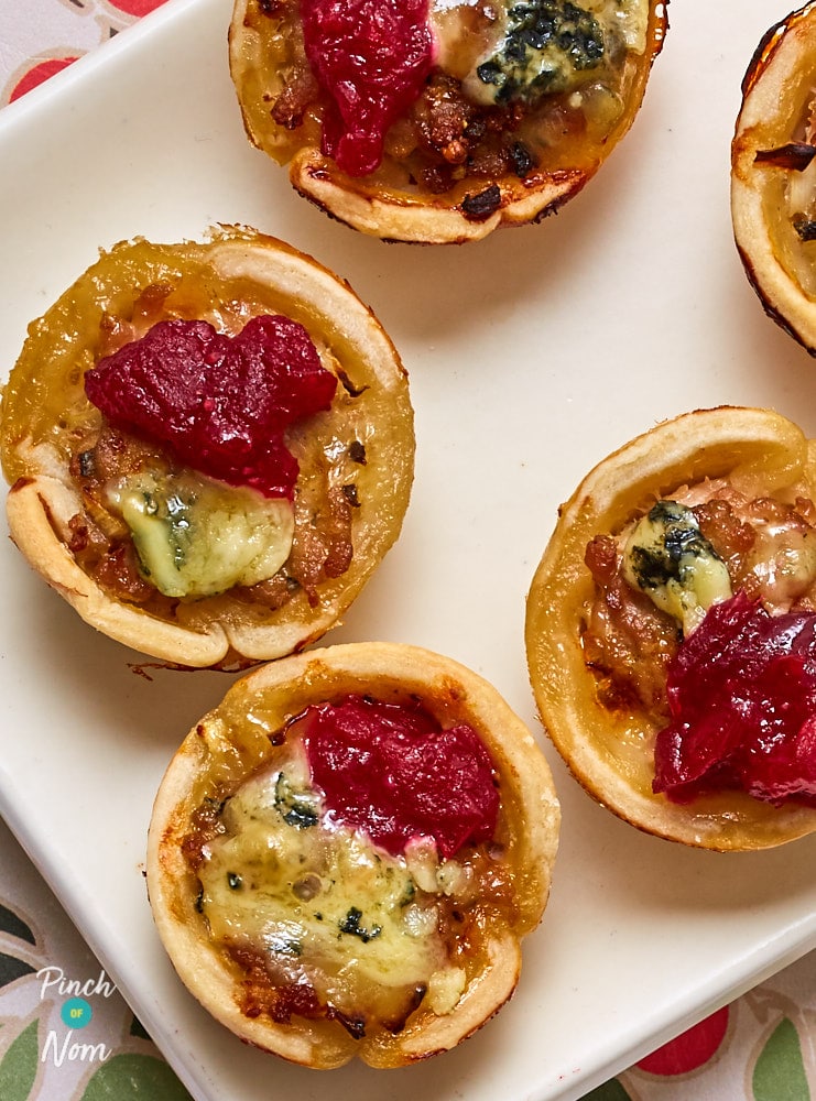 Mini Pork and Stilton Pies - Pinch of Nom Slimming Recipes