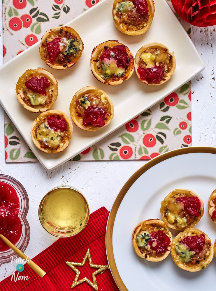 Mini Pork and Stilton Pies - Pinch of Nom Slimming Recipes