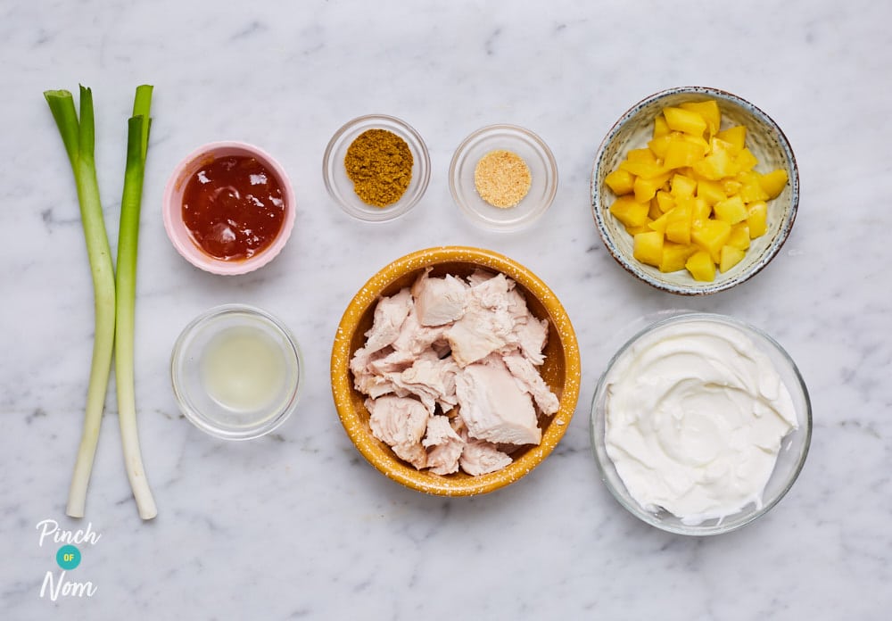 Coronation Turkey - Pinch of Nom Slimming Recipes