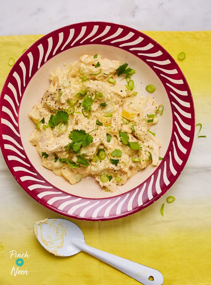 Coronation Turkey - Pinch of Nom Slimming Recipes