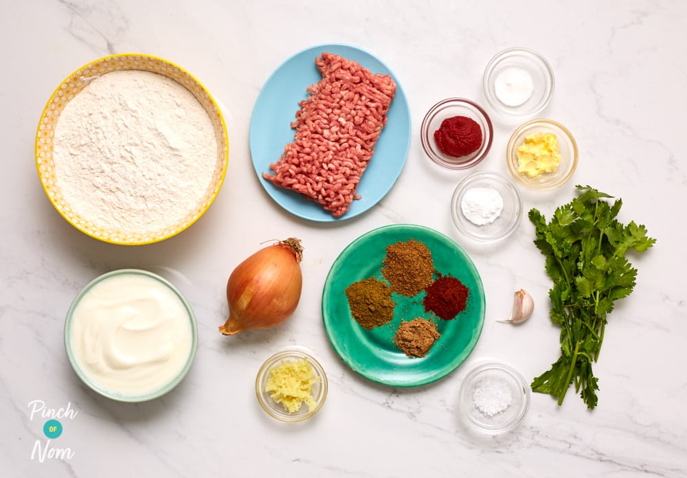 Keema Naan - Pinch of Nom Slimming Recipes
