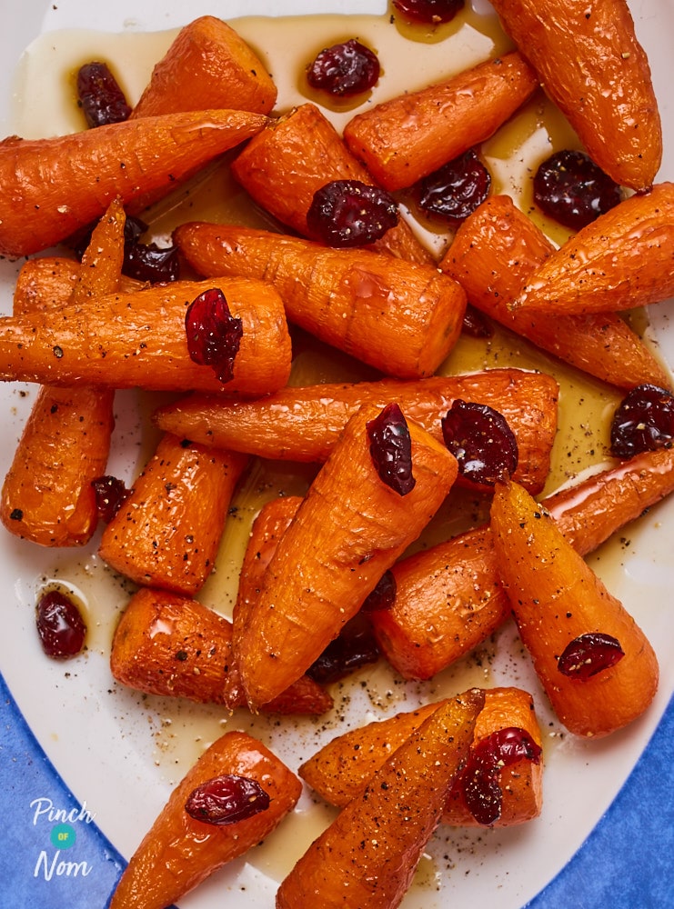Maple Glazed Carrots - Pinch of Nom Slimming Recipes