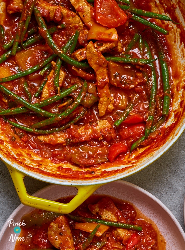 Pork and Pepper Stew - Pinch of Nom Slimming Recipes