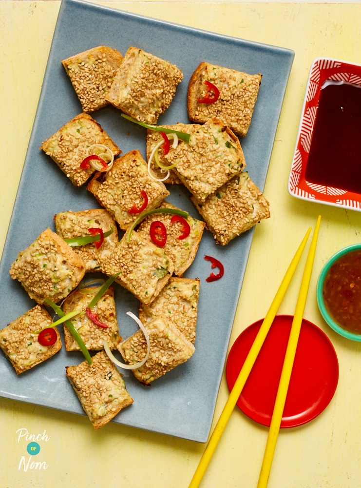 Sesame Chicken Toasts | Pinch of Nom Slimming Recipes