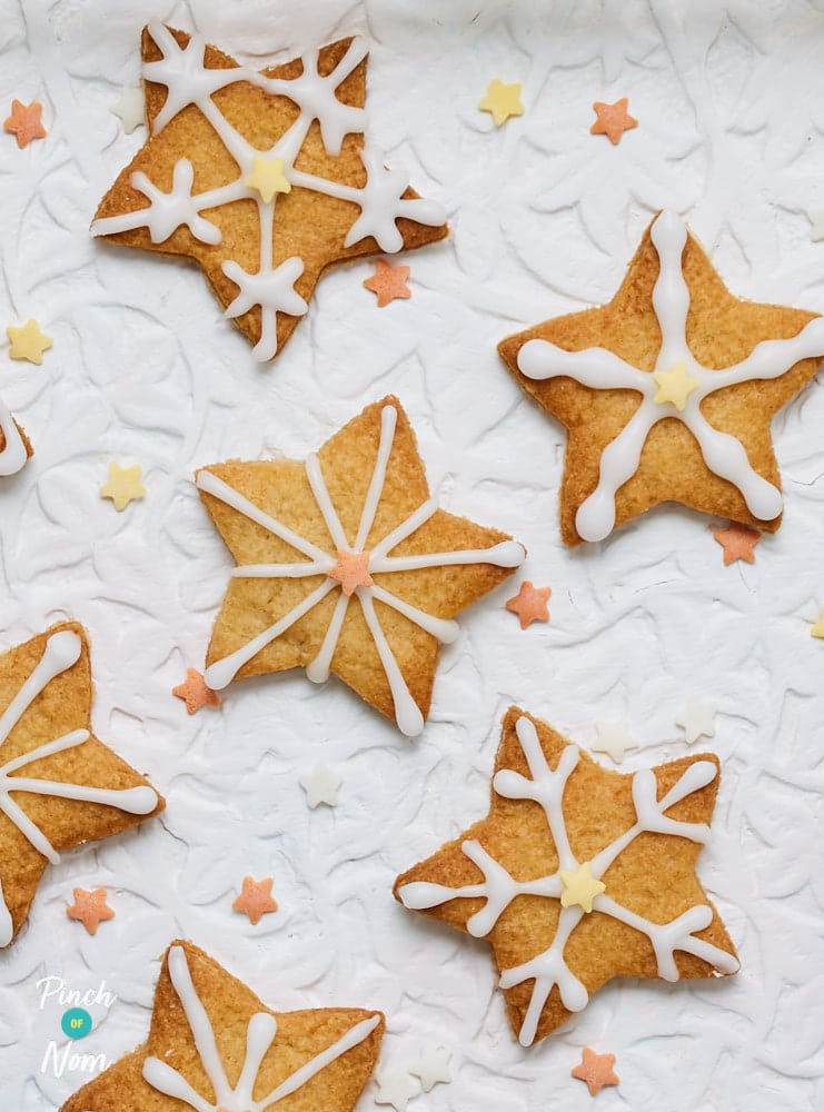 Spiced Christmas Biscuits pinchofnom.com