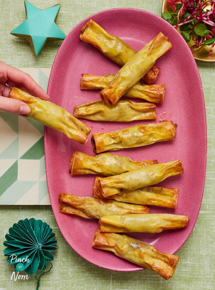Veggie Filo Crackers - Pinch of Nom Slimming Recipes
