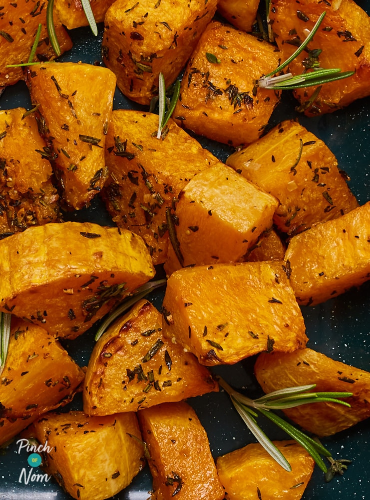Butternut Squash Roasties - Pinch of Nom Slimming Recipes