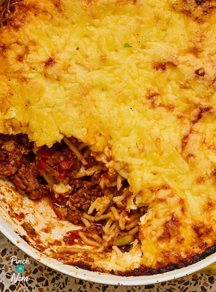 Spaghetti Bolognese Lasagne | Pinch of Nom Slimming Recipes