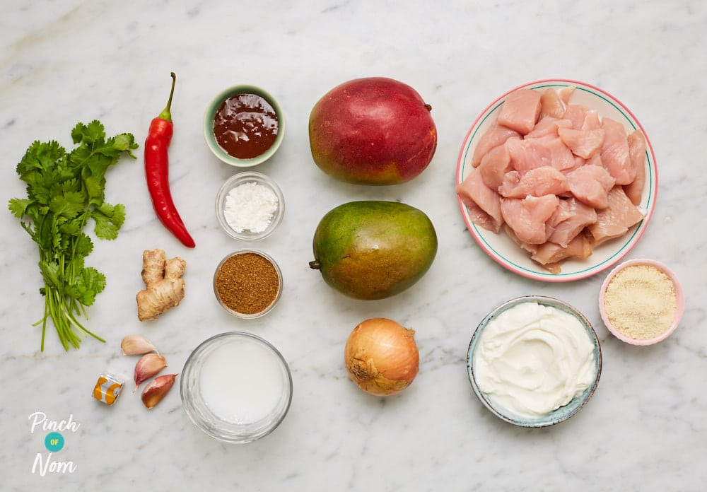 Turkey and Mango Curry - Pinch of Nom Slimming Recipes