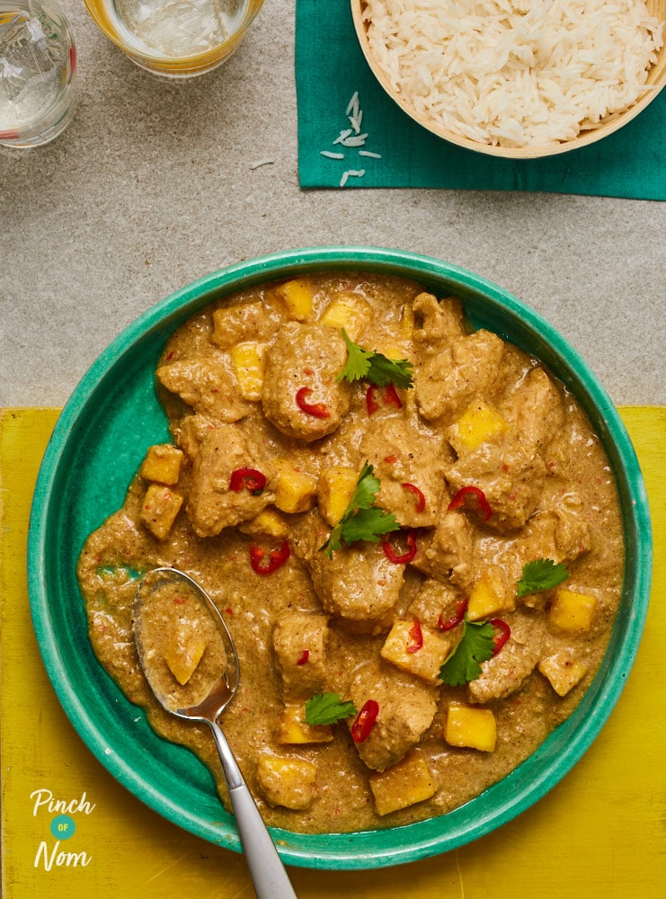 Turkey and Mango Curry pinchofnom.com