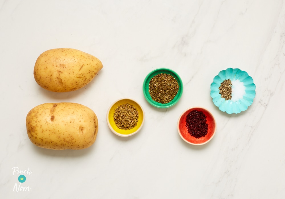 Za'atar Fries | Pinch of Nom Slimming Recipes