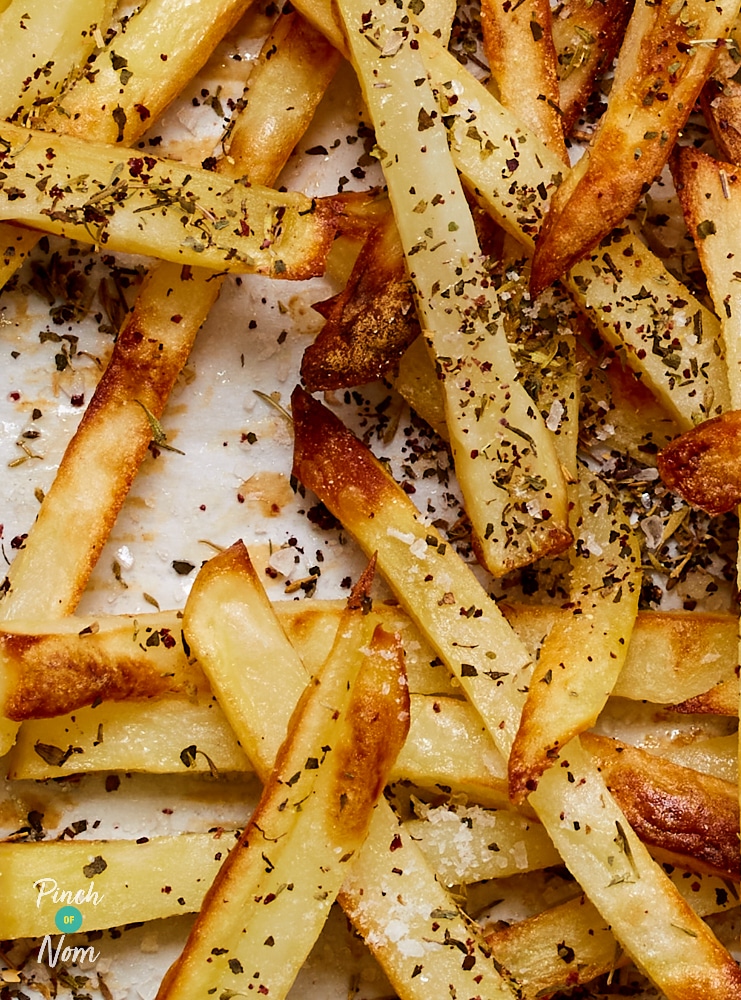 Za'atar Fries | Pinch of Nom Slimming Recipes