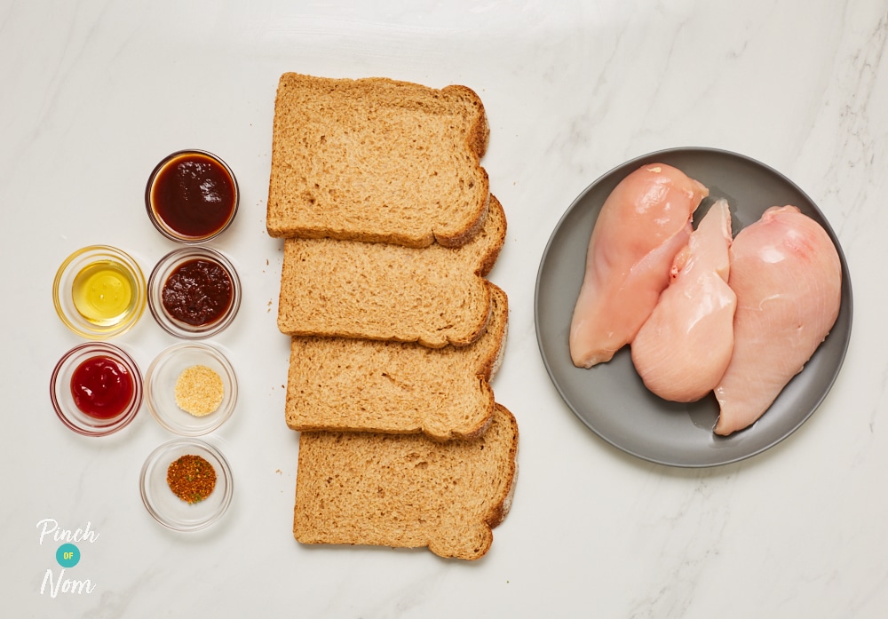 BBQ Chicken Nuggets - Pinch of Nom Slimming Recipes