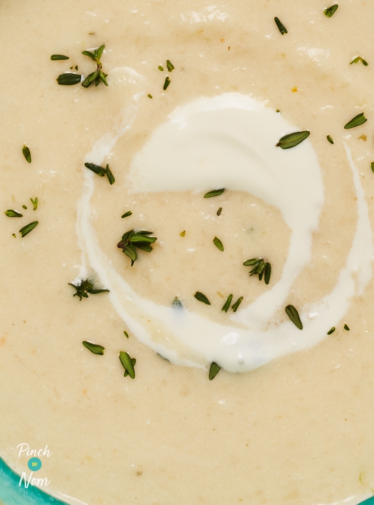 White Onion Soup - Pinch of Nom Slimming Recipes