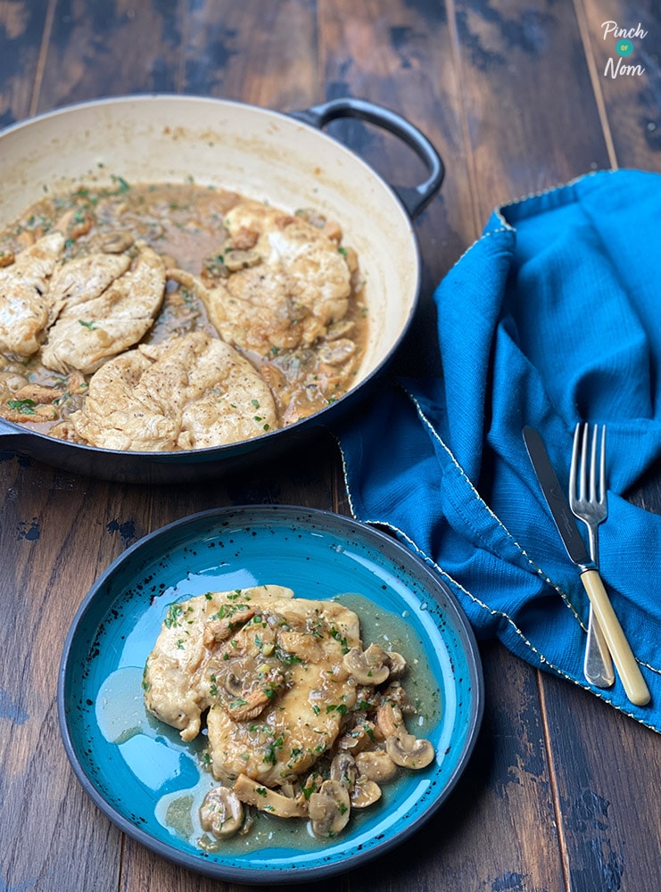 Chicken Marsala pinchofnom.com