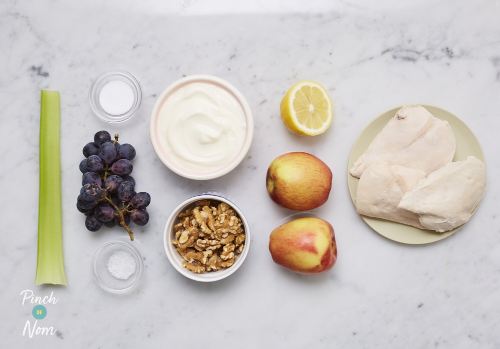 Chicken Waldorf Salad - Pinch of Nom Slimming Recipes