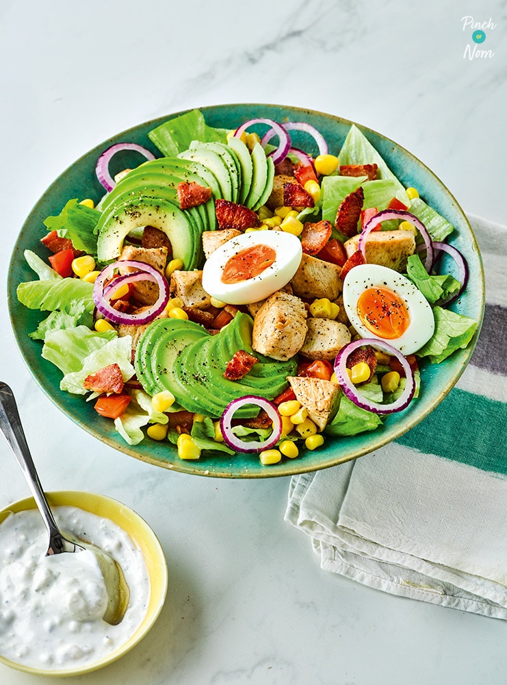 Cobb Salad pinchofnom.com