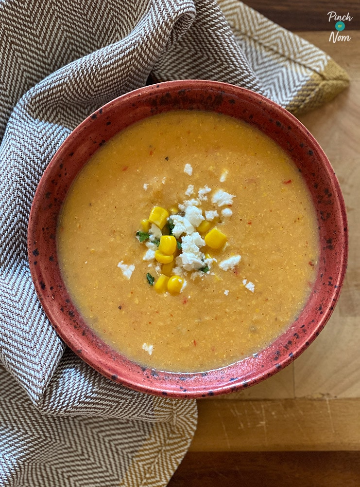 Mexican Street Corn Soup pinchofnom.com