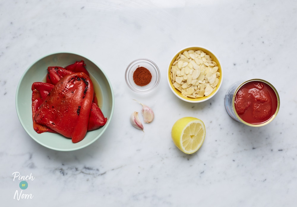 Cheat's Romesco - Pinch of Nom Slimming Recipes
