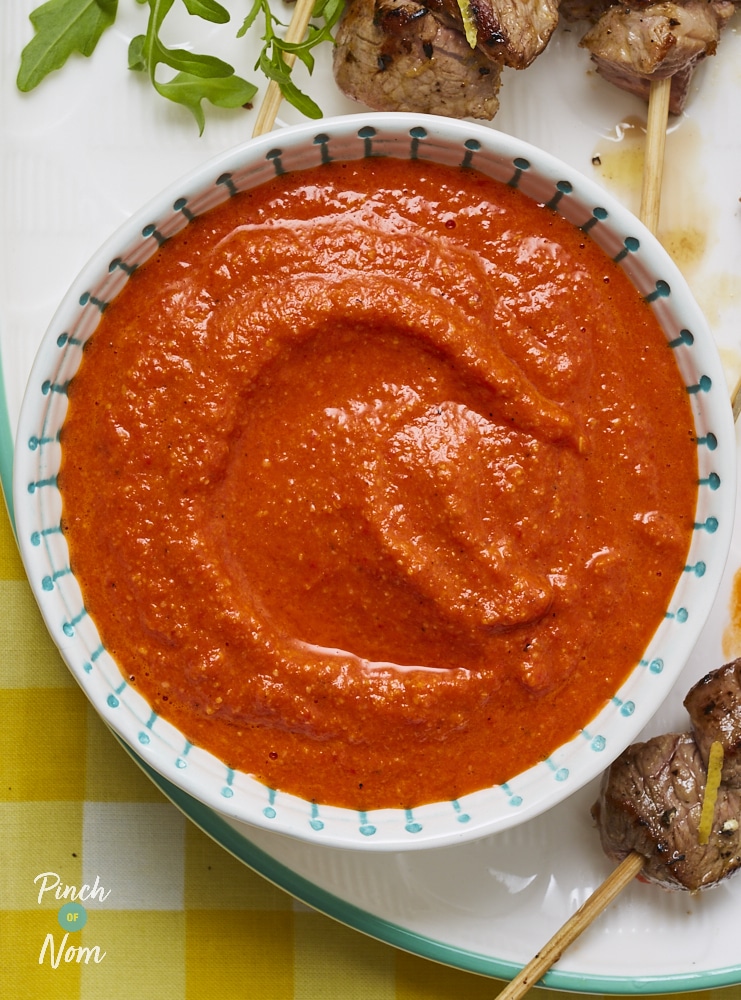 Cheat's Romesco - Pinch of Nom Slimming Recipes