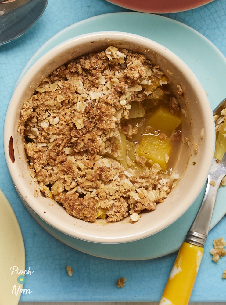 Tropical Crumble | Pinch of Nom Slimming Recipes