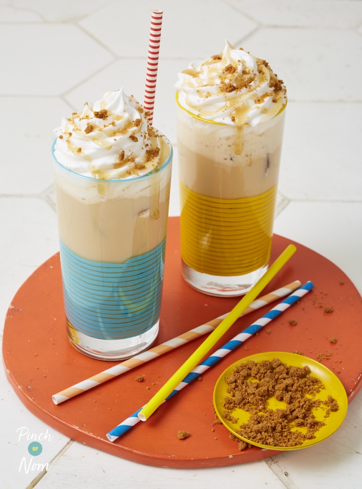 Biscoff Cookie Milkshake - Pinch of Nom Slimming Recipes