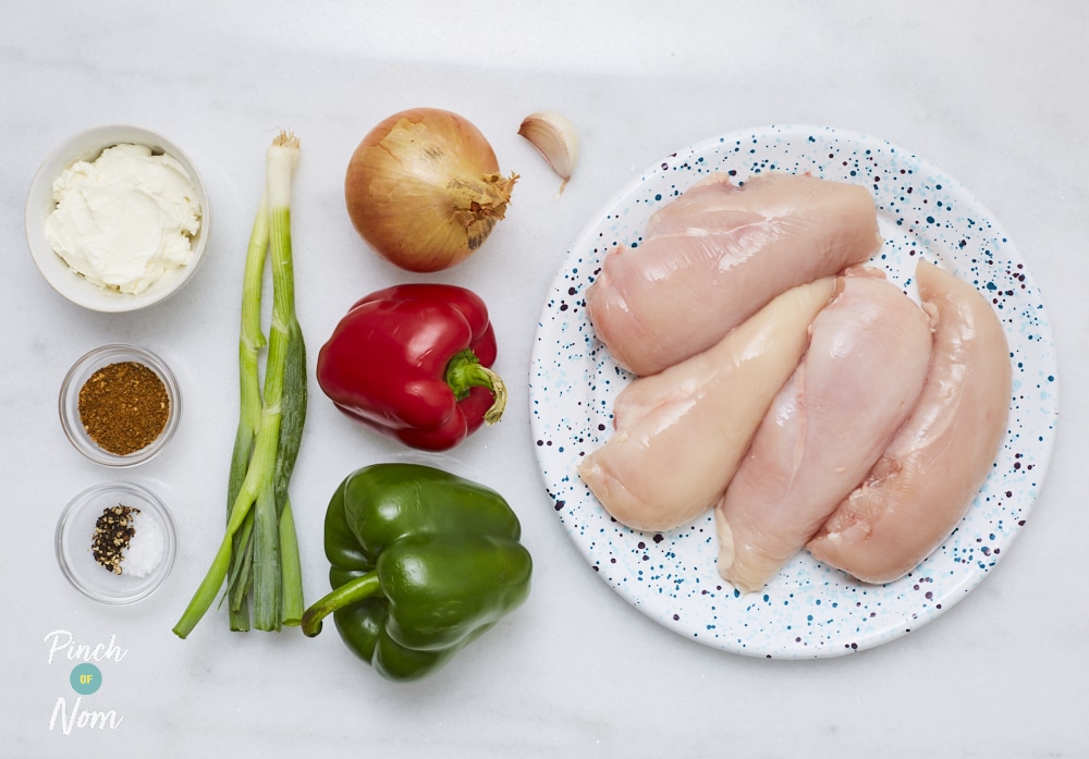 Cajun Stuffed Chicken - Pinch of Nom Slimming Recipes