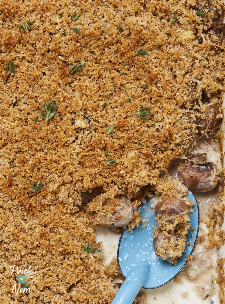 Cheesy Mushroom Bake - Pinch of Nom Slimming Recipes