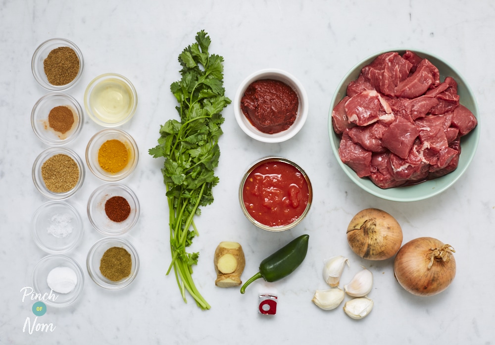 Beef Madras - Pinch of Nom Slimming Recipes