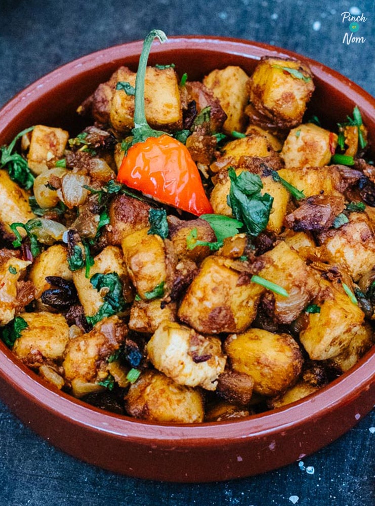Chilli ‘Paneer’ pinchofnom.com