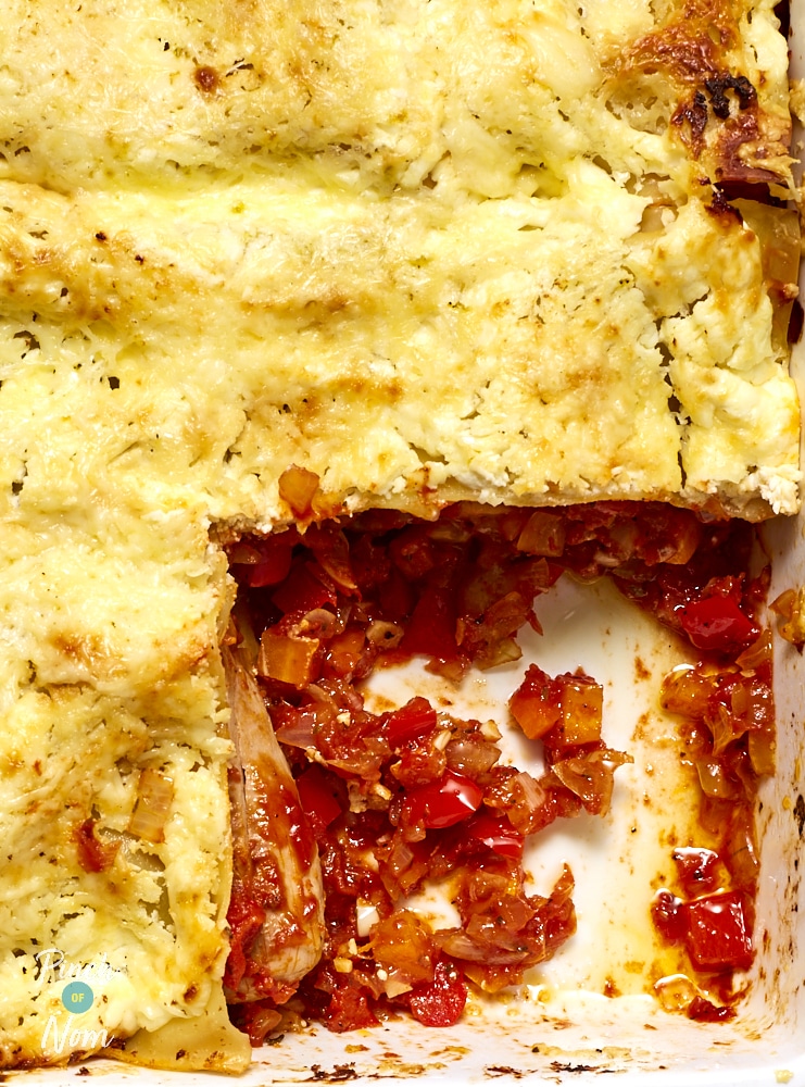 Sausage Lasagne - Pinch of Nom Slimming Recipes