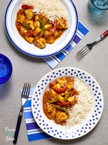 Banana Ketchup Curry pinchofnom.com