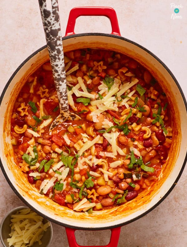 Cheesy Chilli Bean Pot pinchofnom.com