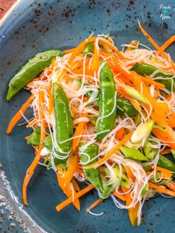 Cold Asian Noodle Salad pinchofnom.com