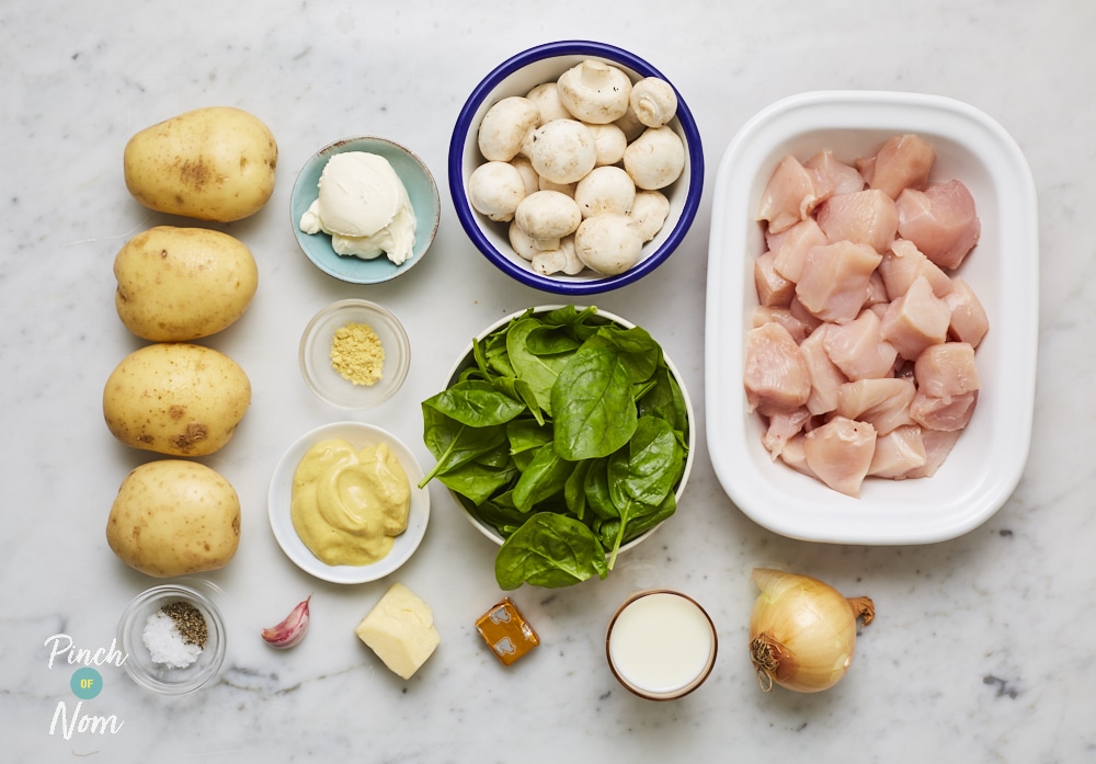 Dijon Chicken Pie - Pinch of Nom Slimming Recipes