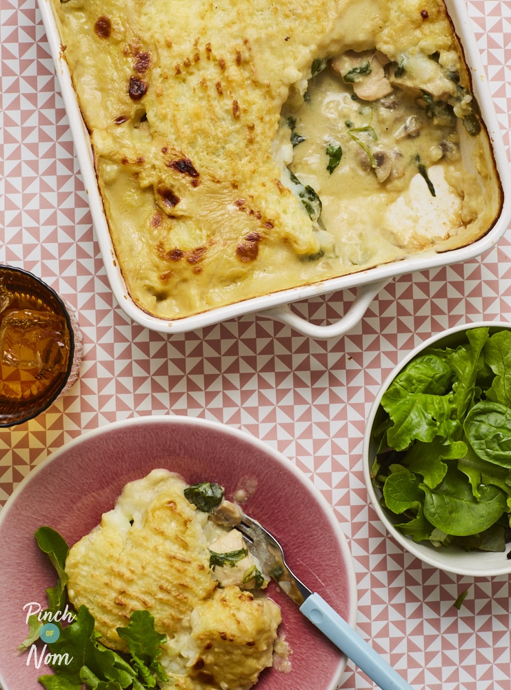 Dijon Chicken Pie - Pinch of Nom Slimming Recipes