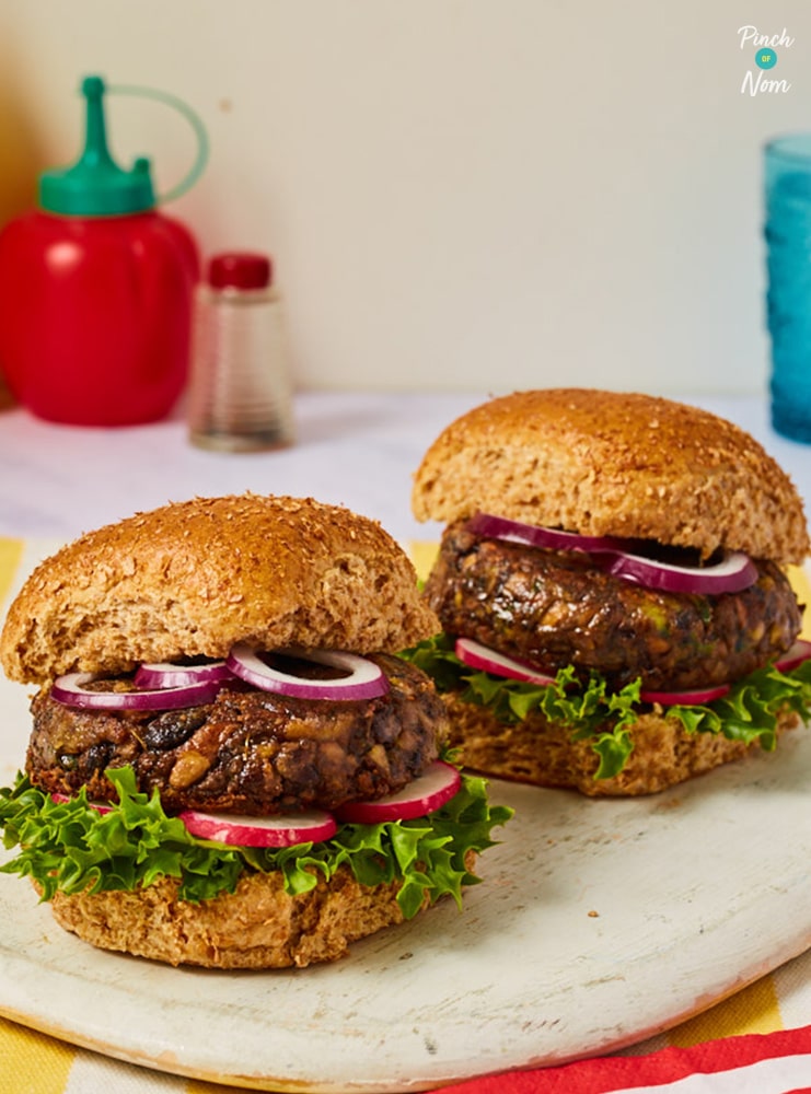 Mushroom Burgers - Pinch of Nom Slimming Recipes