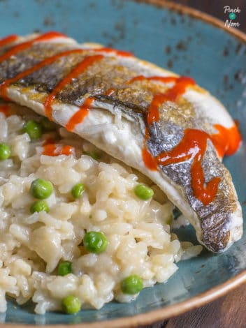 Sea Bass and Miso Risotto pinchofnom.com