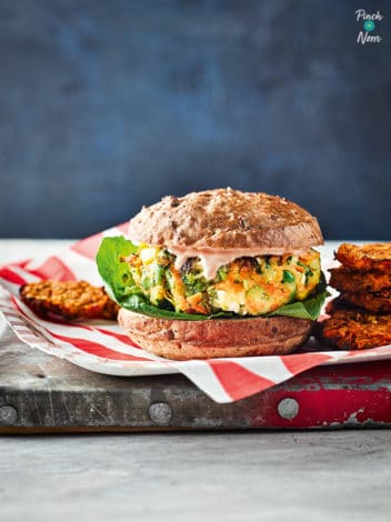 Veggie Burgers pinchofnom.com