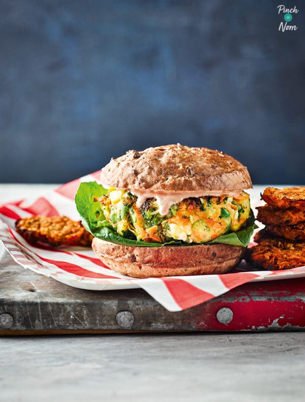 Veggie Burgers pinchofnom.com