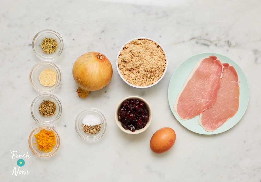 Cranberry and Orange Stuffing Balls - Pinch of Nom Slimming Recipes