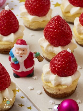 New York Cheesecake Santas pinchofnom.com